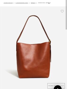 Madewell bucket tote
